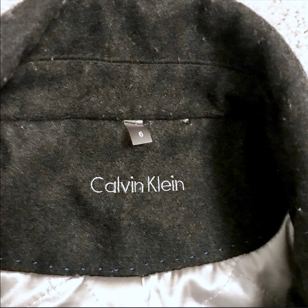 Calvin Klein Toggle Pea Coat Size 6 - Picture 5 of 7